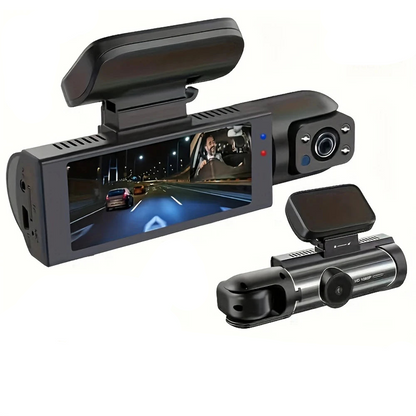 NNEOBA 1080P WiFi Dual Dash Cam Front Interior Car Camera Black
