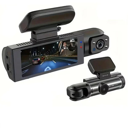 NNEOBA 1080P WiFi Dual Dash Cam Front Interior Car Camera Black